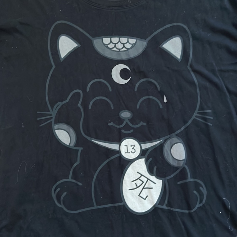Dropdead unlucky kitty tee